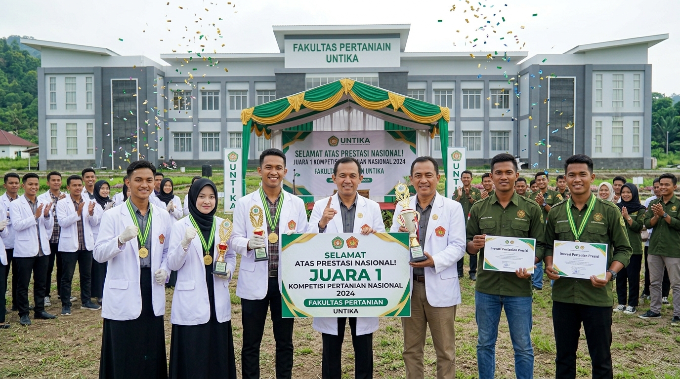Torehkan Prestasi Gemilang! Mahasiswa Faperta Untika Luwuk Raih Juara dalam Kompetisi Inovasi Pertanian Nasional
